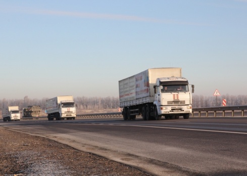 В Донбасс отправился новый гуманитарный конвой