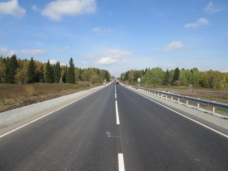 «Сибуправтодор» завершил ремонт участка трассы М-53 на подъезде к Томску