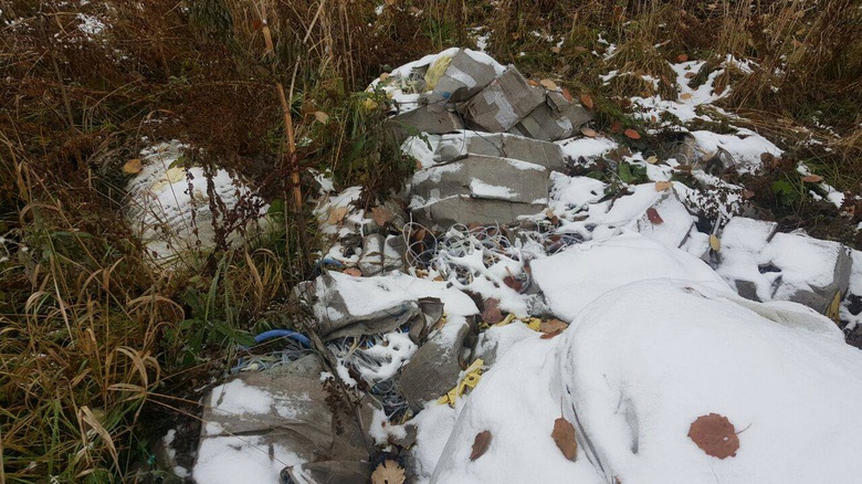 Свалку медицинских отходов нашли активисты ОНФ в лесном массиве у «Томскнефтехима»
