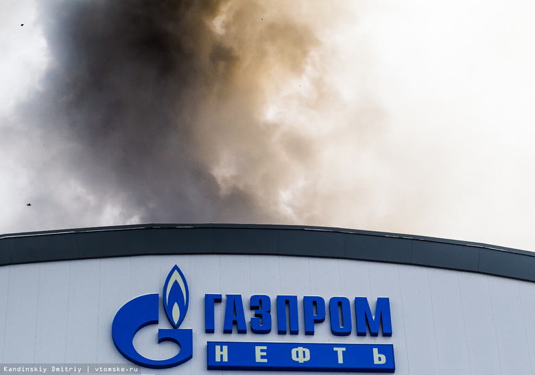 В Томске ликвидирован пожар в здании «Газпромнефть-Восток»