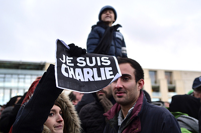 В Париже прошел марш единства в память о погибших в терактах