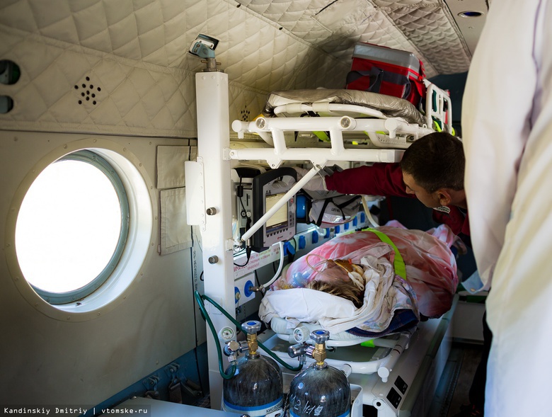Санавиация с начала года эвакуировала около 100 томских пациентов