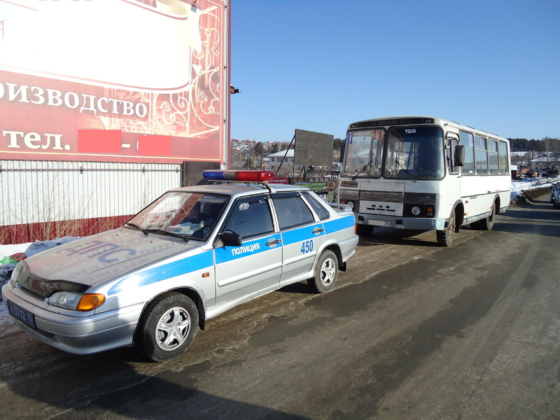 Водителя автобуса остановили в состоянии алкогольного опьянения