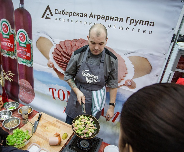 Известный повар провел «колбасный» мастер-класс для томичей (фото)