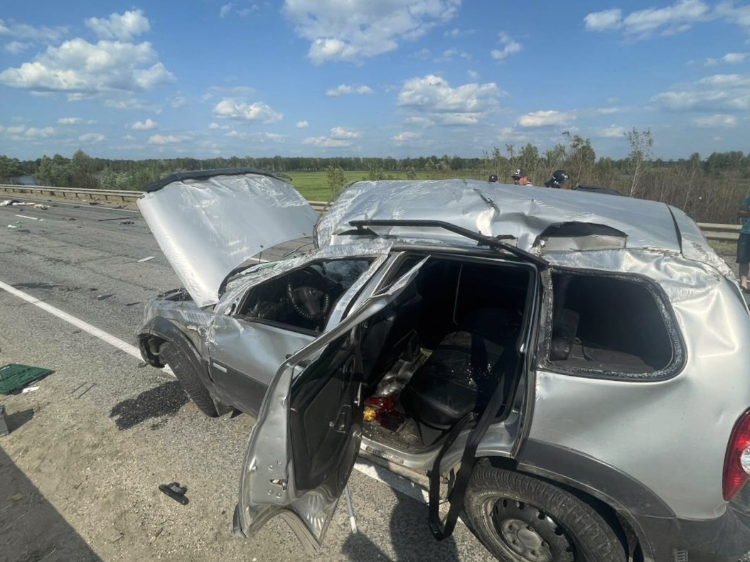 Водитель Chevrolet Niva перевернулся на трассе в Томской области, один  человек погиб | 17.06.2023 | Томск - БезФормата