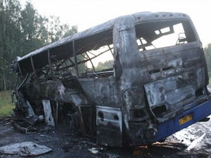 Шофер разбившегося под Новосибирском автобуса идет на поправку