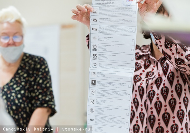 Опубликованы первые данные по выборам в думу Томской области