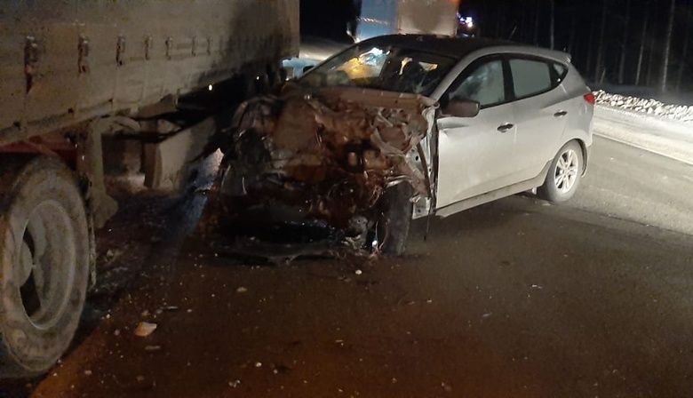 Женщина пострадала при столкновении пяти автомобилей под Томском