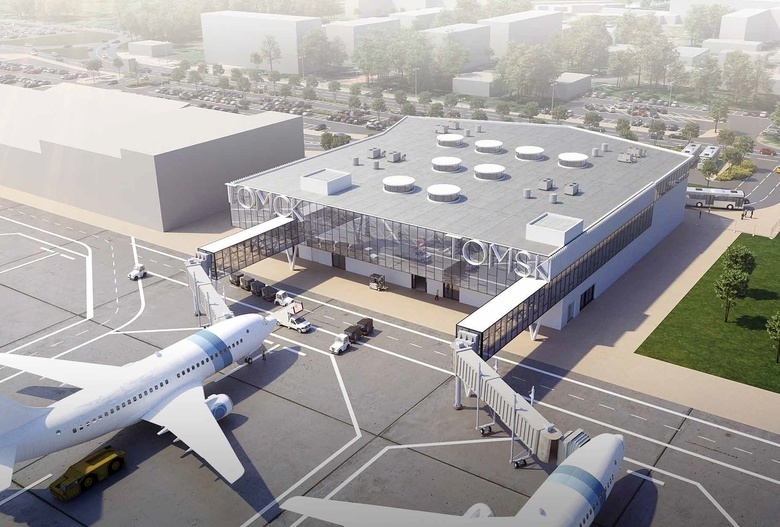 Два телетрапа построят в новом терминале томского аэропорта «Богашево»