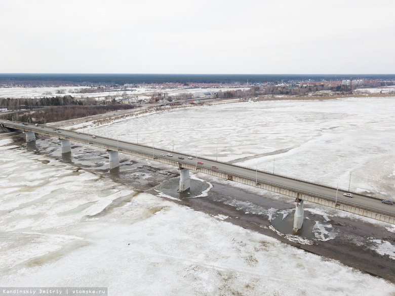 Уровень воды в Томи вырос почти на полметра