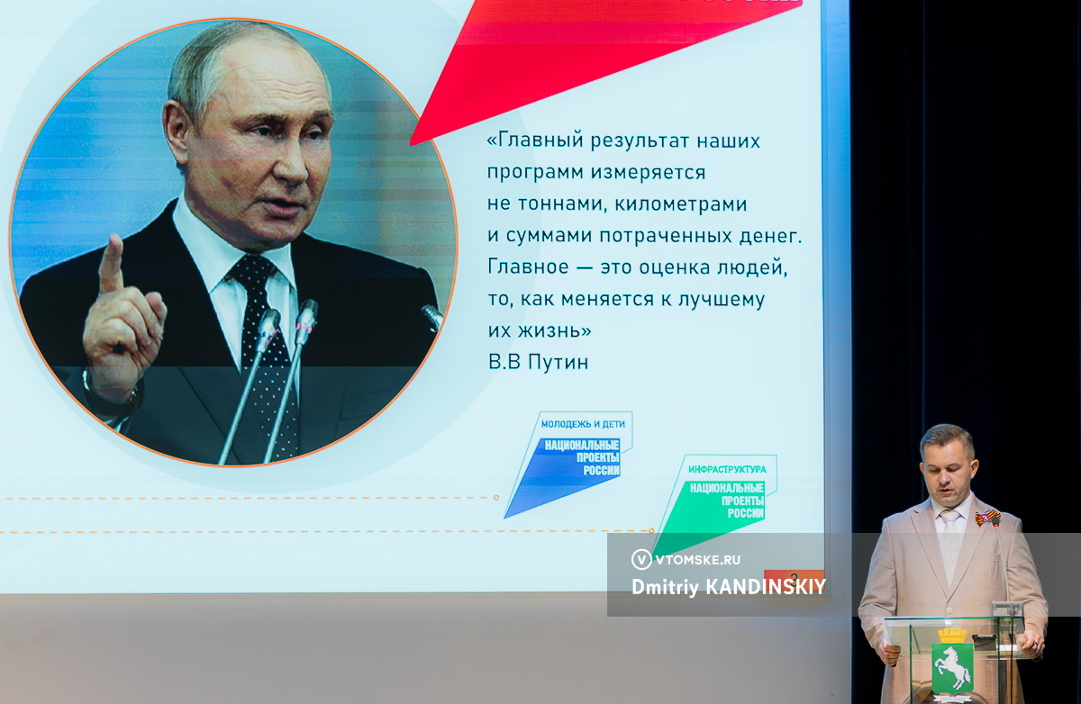 Дума приняла отчет мэра Томска о работе в 2024г. О чем рассказывал Дмитрий Махиня?