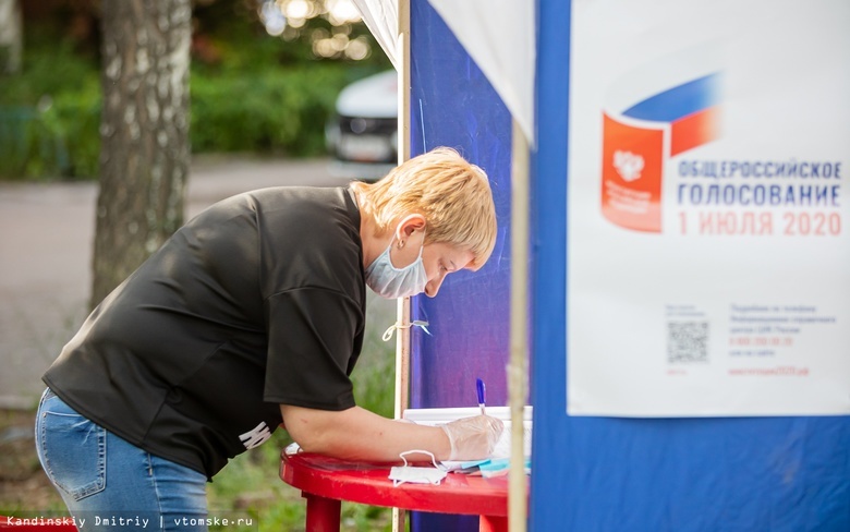 Голосование в палатке, на дому и акция протеста: плебисцит по Конституции проходит в Томске