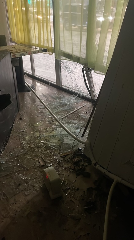 Машина врезалась в зверокафе в Томске и повредила стену. Животным нужна помощь