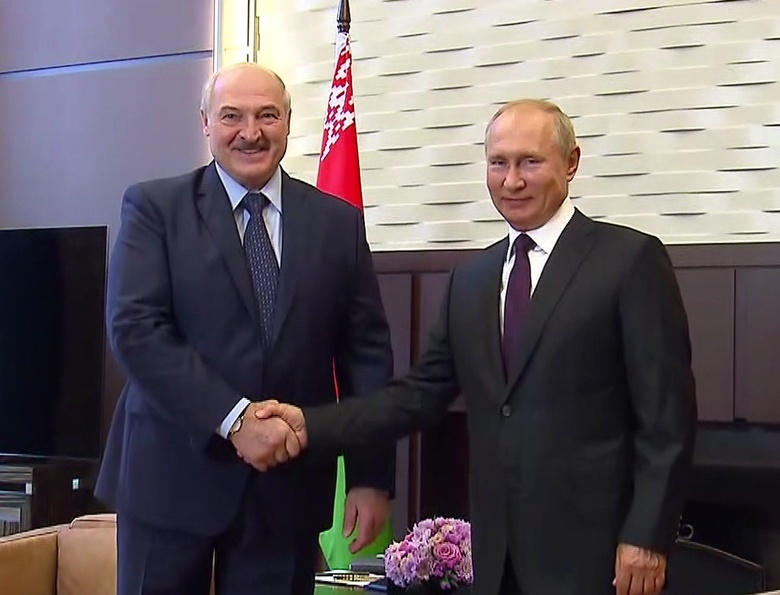 встреча Владимира Путина с президентом Белоруссии Александром Лукашенко