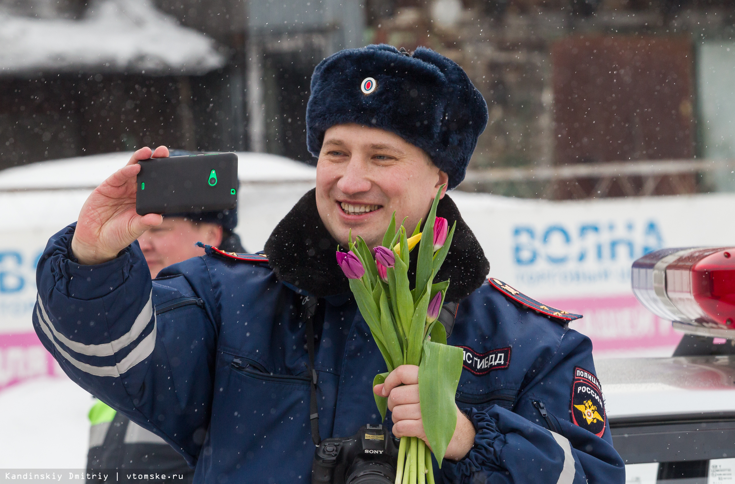 Цветочный патруль ДПС Томск
