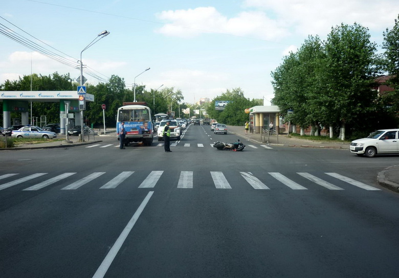 Маршрутка, в аварии с которой пострадал мотоциклист, была неисправна