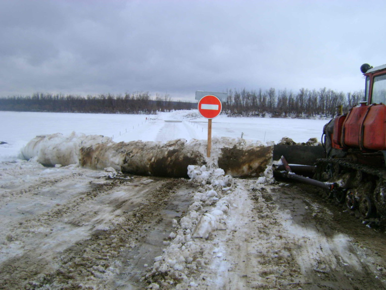 За выходные в Томской области закрыли еще 19 ледовых переправ