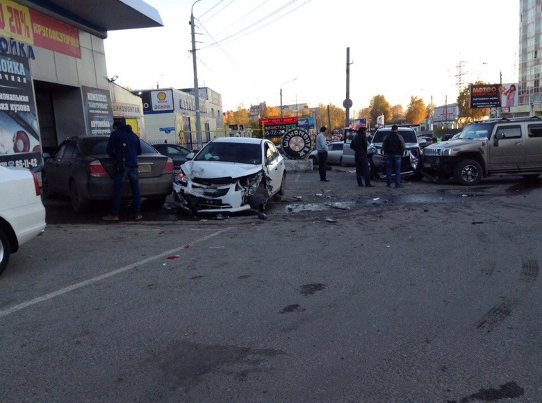 На Говорова произошло ДТП с участием шести автомобилей (фото)