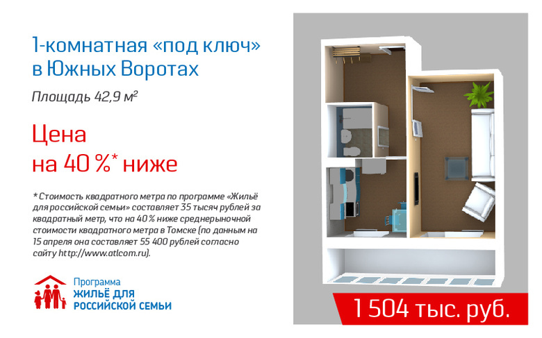 Квартиры с господдержкой (фото)