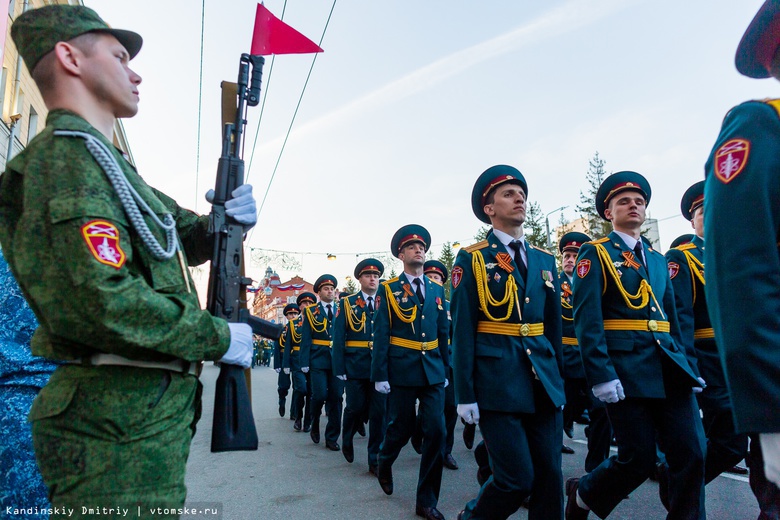 Репетиция парада Победы прошла в Томске