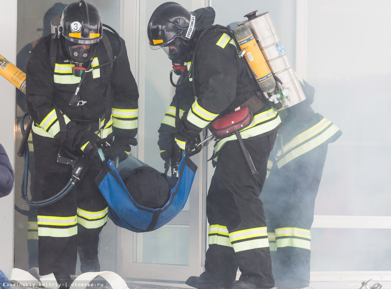МЧС спасло чиновников из «горящего» здания администрации Томской области