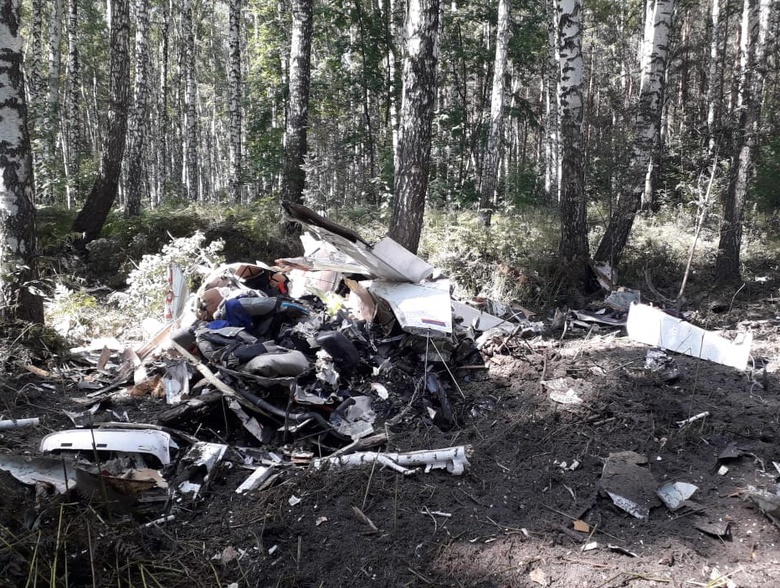 Уголовное дело возбуждено по факту крушения самолета, в котором погиб томский бизнесмен