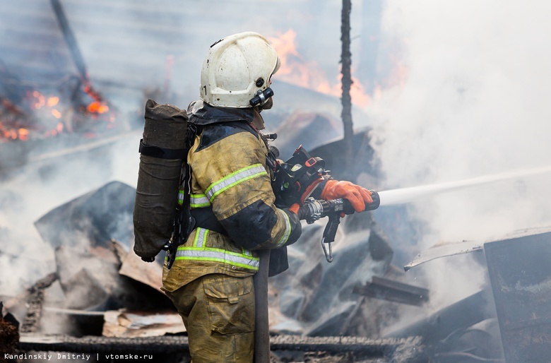 Один человек погиб при пожаре в нежилом доме в Асиновском районе