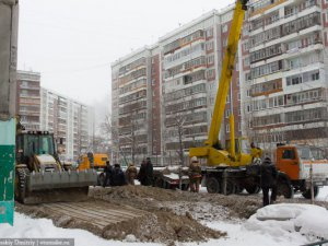 Перерыв в основных работах на Сибирской, 33, продлится на время морозов