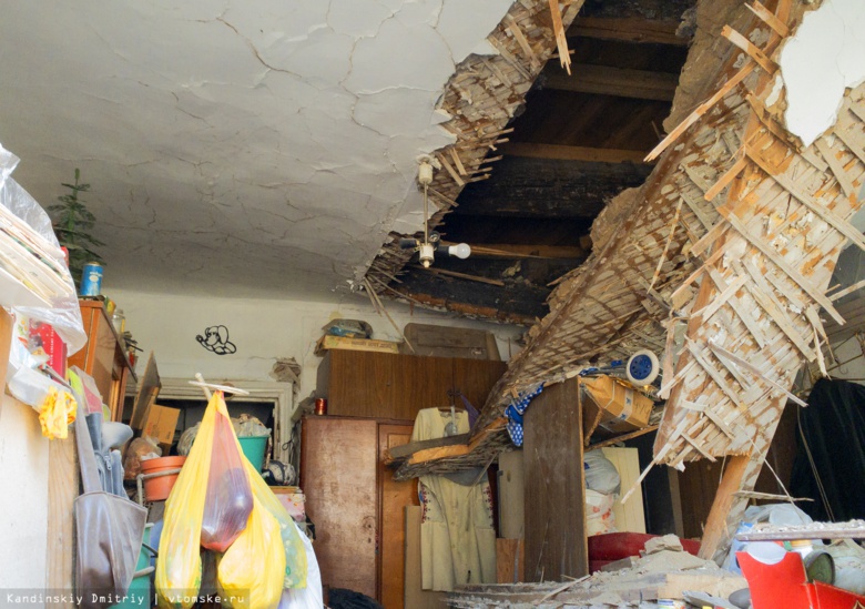 Жительница дома на Советской рассказала, как в ее квартире обрушился потолок