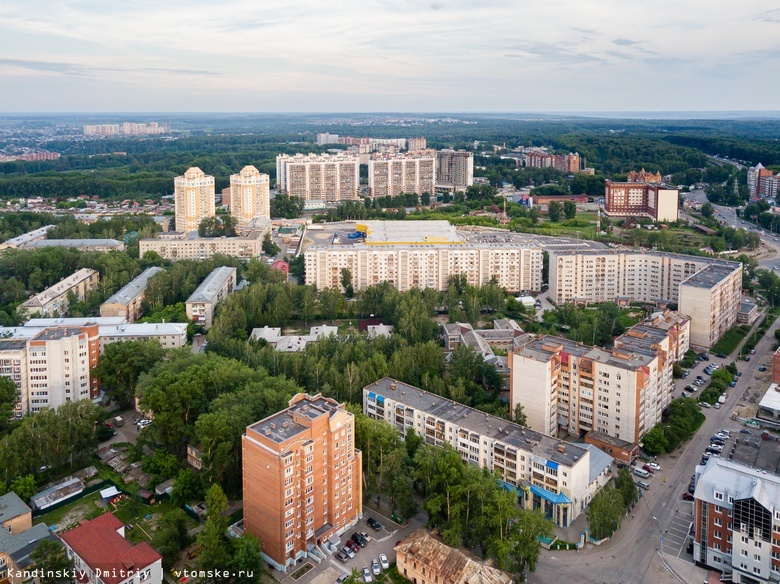 Роскосмос опубликовал фото Томска, сделанное со спутника