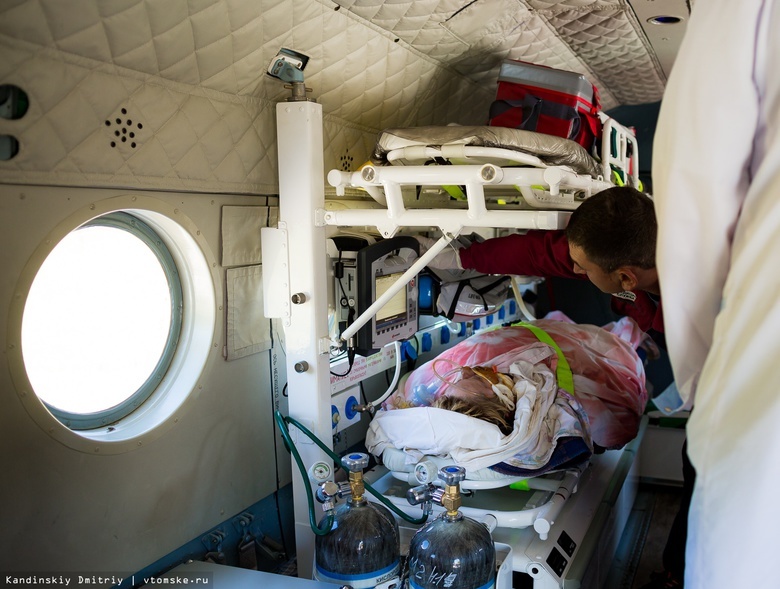Вертолеты санавиации за год доставили в Томск из районов почти 700 человек, срочно нуждающихся в помощи
