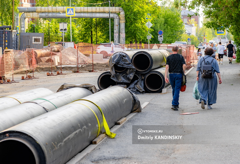 Участок ул.Енисейской в Томске перекрыли на 6 дней, а ограничения на Усова продлятся до сентября