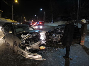 В городе произошло два крупных ДТП
