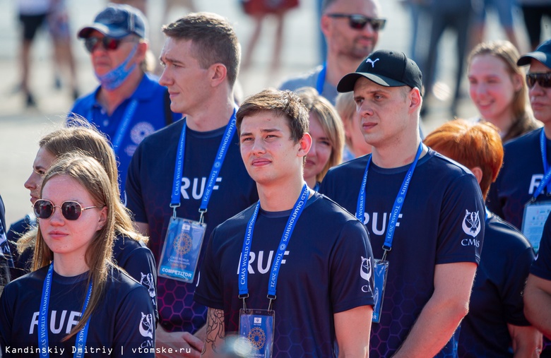 Церемония открытия ЧМ по подводному спорту прошла в Томске