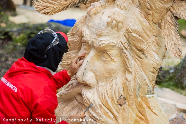 Легенды, сказки и животные: чем мастера по дереву удивили томичей на «Празднике топора»