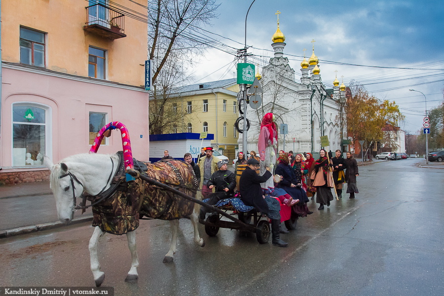 В «Капустных гуляньях» приняли участие коза и конь (фото)