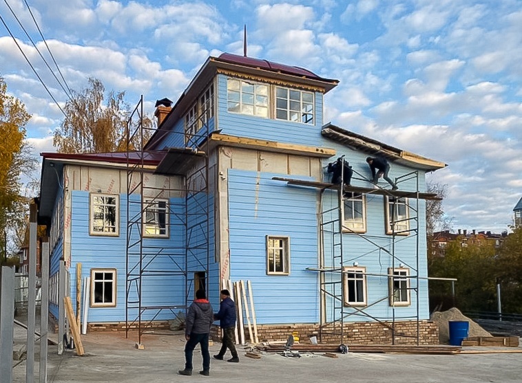 Восстановление старинного дома на Октябрьской завершится в ноябре