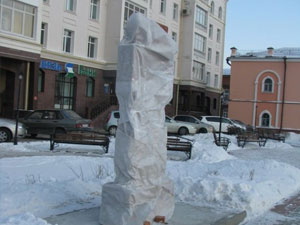 Армянский памятник хачкар установили, не дожидаясь разрешения гордумы (фото)