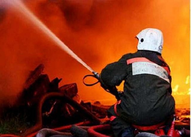 Сегодня при пожаре погиб человек