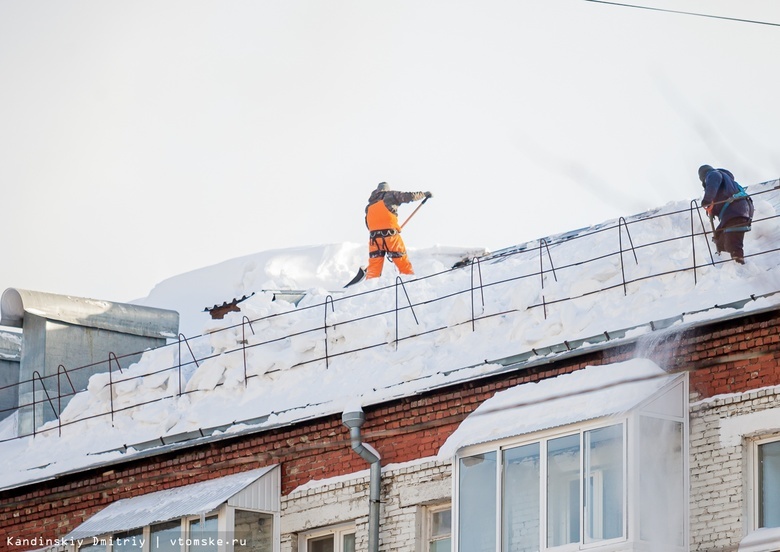 Состояние кровель в Томске проверят дополнительно после падения снега на людей