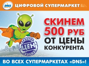 DNS: «скинем 500 рублей от цены конкурента» (фото)