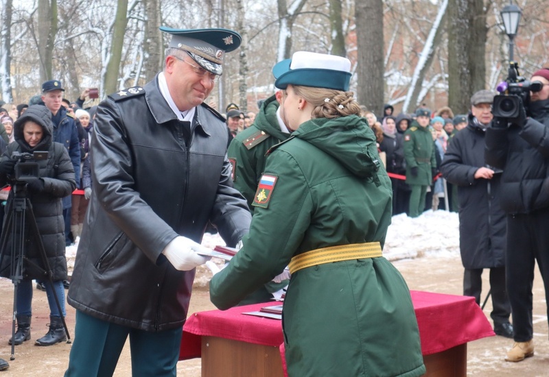 Тимур Иванов на торжественной церемонии в Военно-медицинской академии в Санкт-Петербурге, апрель 2024 года