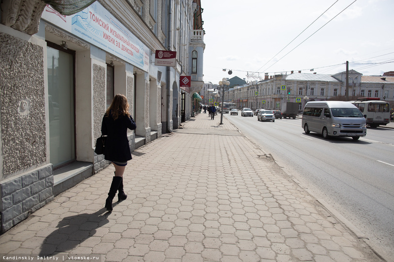 Ремонт тротуара на части проспекта Ленина в Томске может начаться на этой неделе