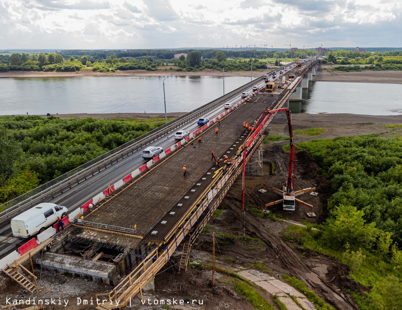 Как проходит капремонт Коммунального моста в Томске. Фоторепортаж |  22.07.2022 | Томск - БезФормата