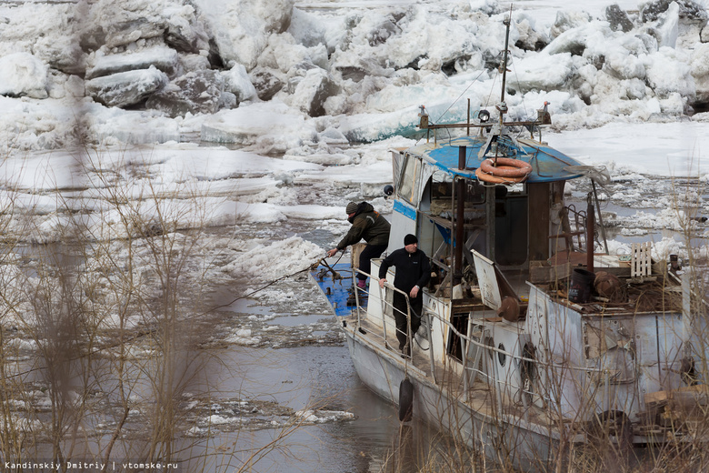 Поплыли: ледоход на Томи проходит в Томске