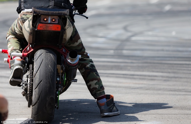 Два ДТП с мотоциклистами произошли в Томске в выходные