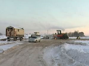 ООО «СМУ-33» возобновило строительство объездной левобережной дороги