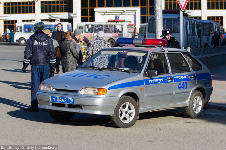 Инспектор ДПС в ходе погони за нарушителем в Томске применил табельное оружие