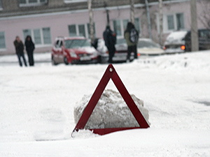 Перекресток ул. Советской и Карташова. Столкнулось 6 машин