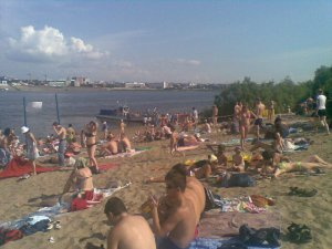 На городском пляже появится электричество